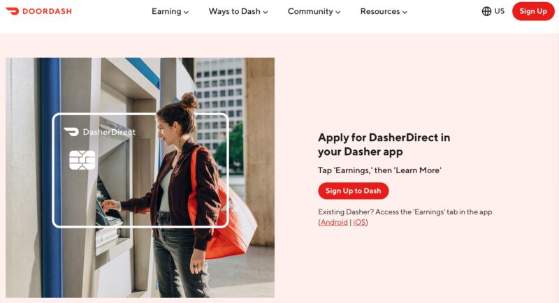 Doordash dasher direct