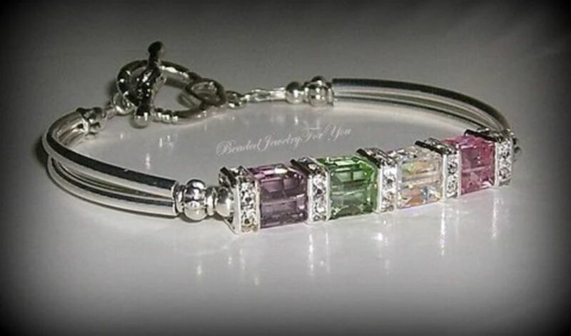 mothers birthstone bracelet